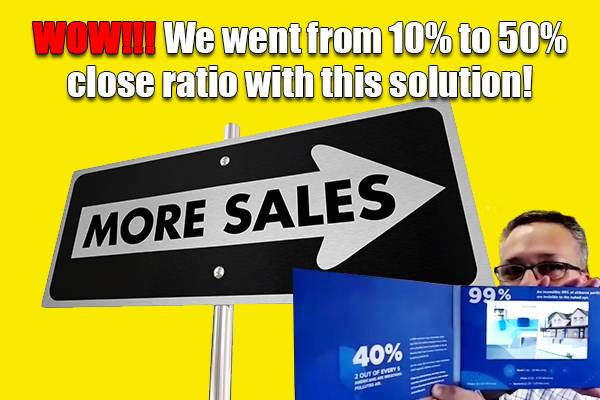 From 10% To 50% Sales Close Rate,  With Just One Addition