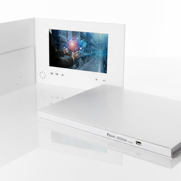 blank video brochure, fast shipping, no minimums