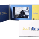 Video business card displaying a personalized video message for impactful networking.