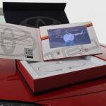 Toyota Video Brochure with embedded HD screen showcasing brand innovation.