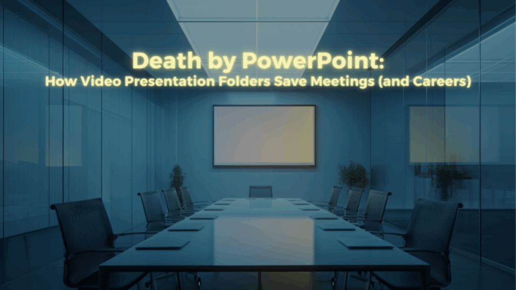 Video Presentation Folders