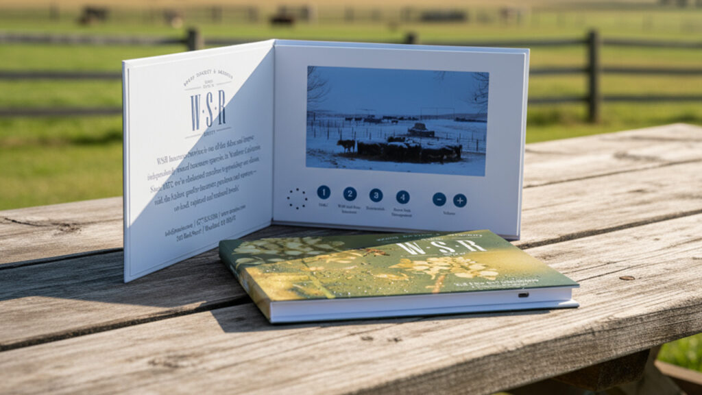 WSR Livestock video brochure showcasing premium cattle and ranch operations.