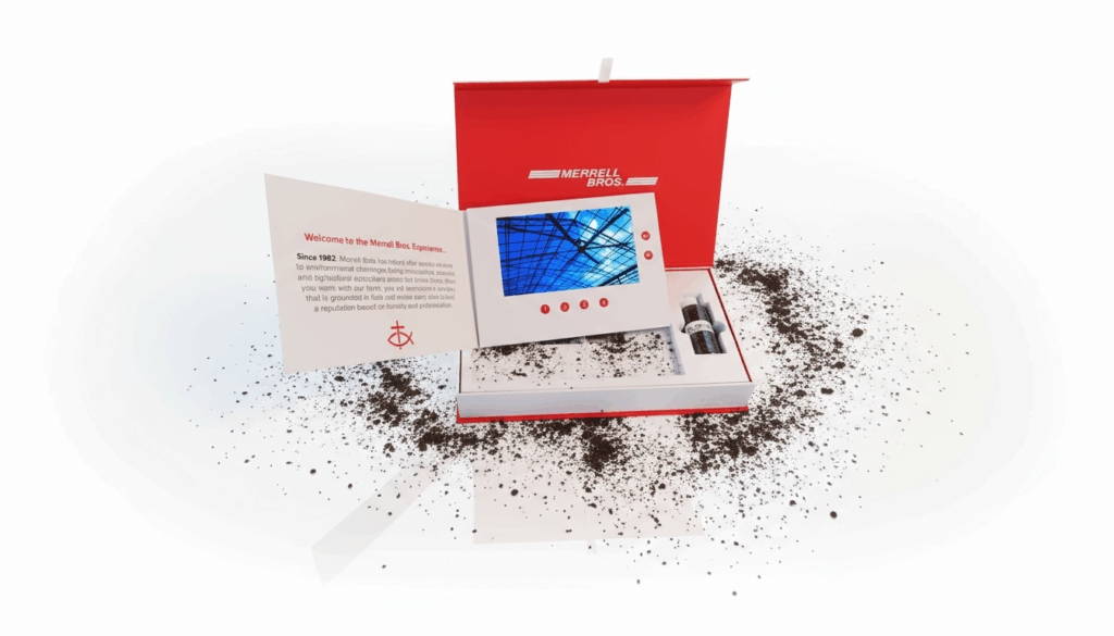 Video Mailer with Custom Tray