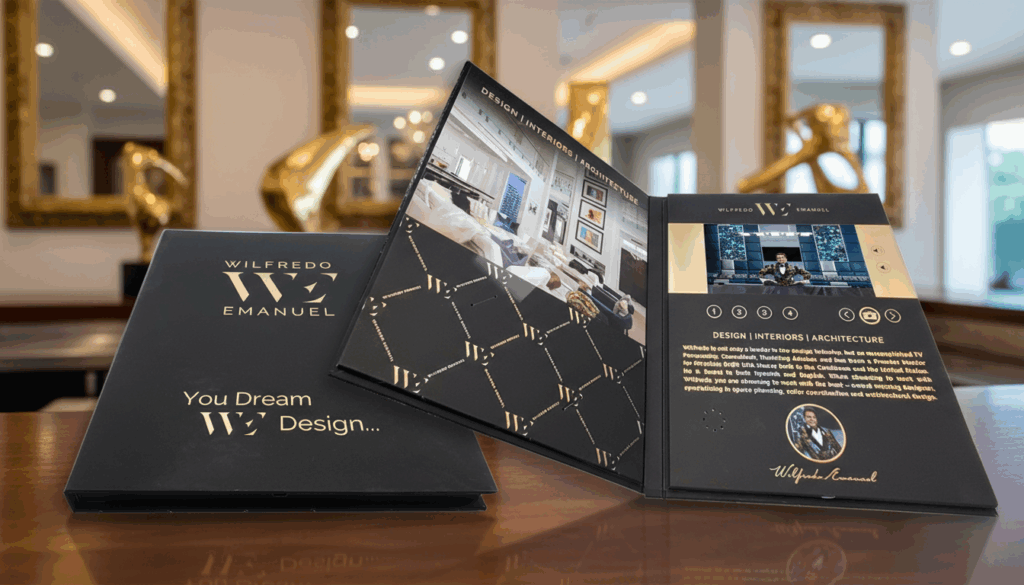 Wilfredo Emanuel Hardcover Video Brochure