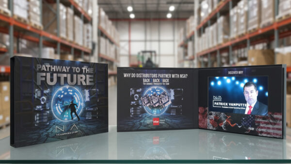 NSA ERP Software Video Brochure used for client prospecting and sales presentations.