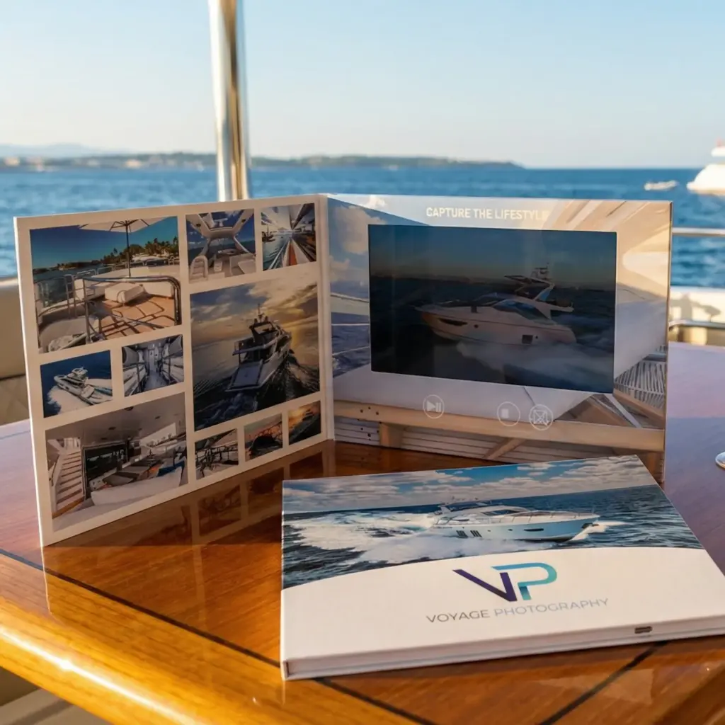 Video brochure showcasing a virtual property tour in a luxurious home setting